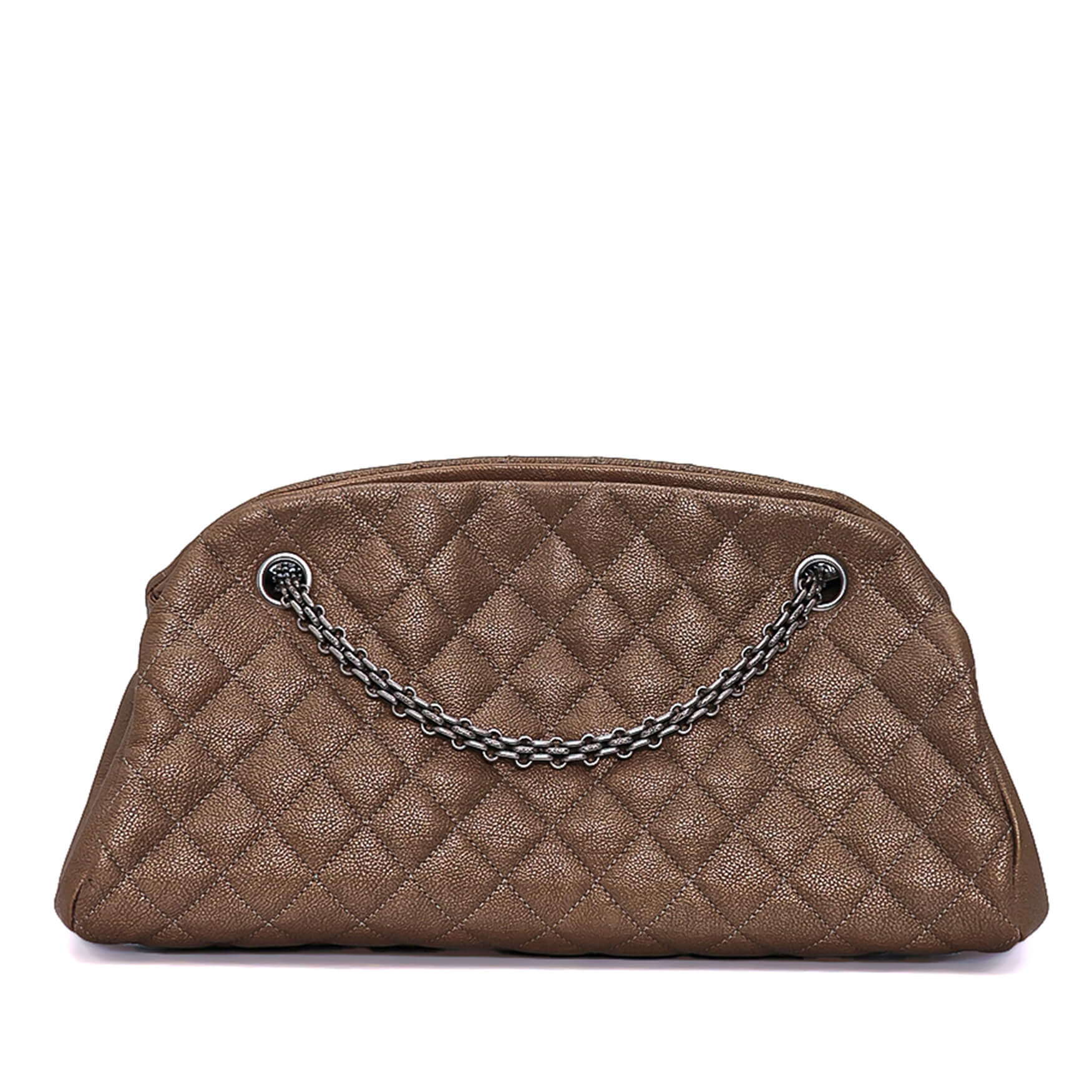 Chanel - Brown Vintage Bowling Bag